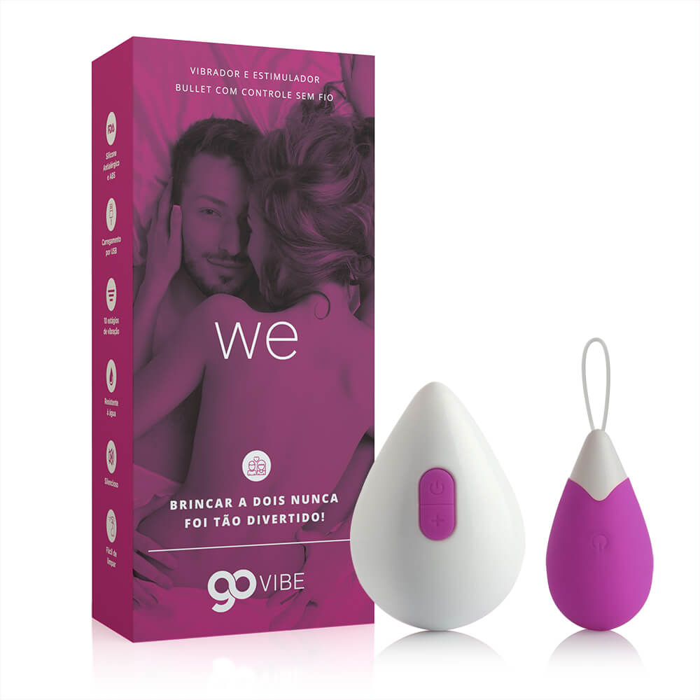 Vibrador e Estimulador Bullet Multivelocidade Go Vibe We - Lilás -  Brincadeira Secreta